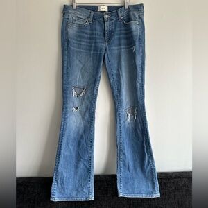 7 For All Mankind “The Perfect Bootcut” Distressed Jeans Size 29 Women’s Y2K